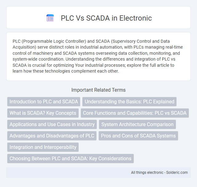 SCADA vs PLC - What is the difference?