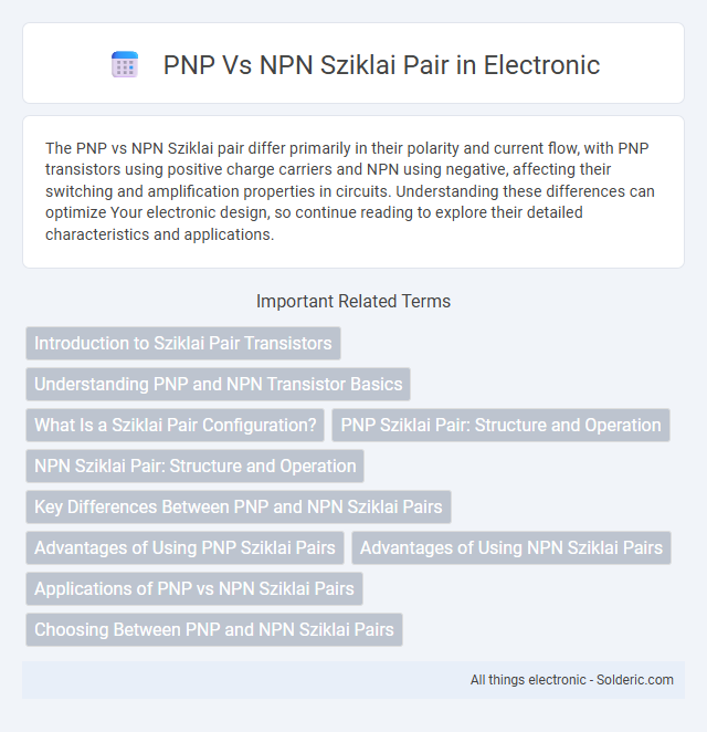 NPN vs PNP Sziklai Pair - What is the difference?