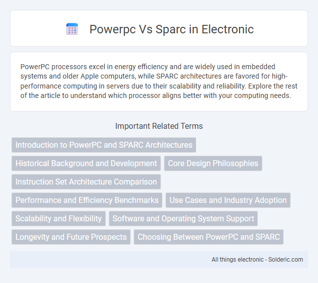 PowerPC vs SPARC - What is the difference?