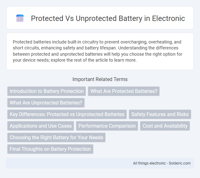 Protected vs Unprotected Battery - What is the difference?
