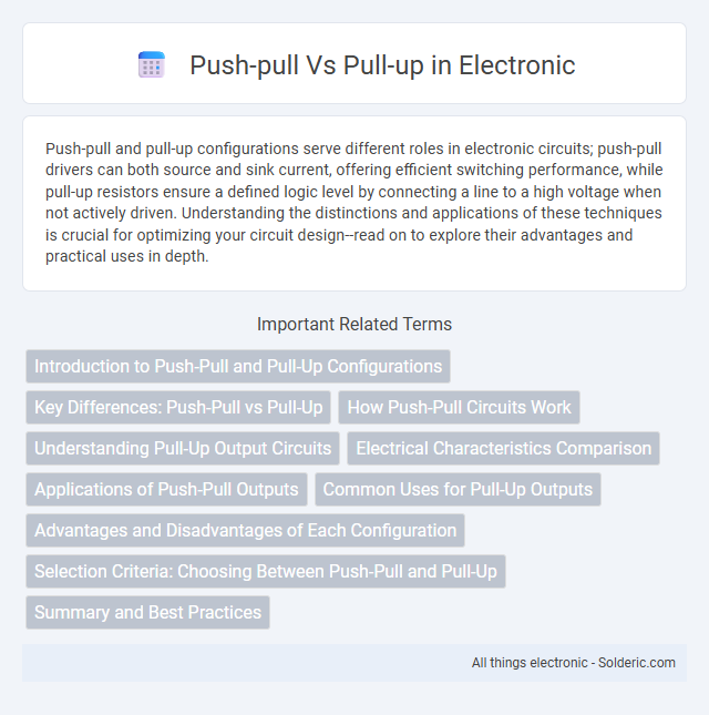 Pull-up vs Push-pull - What is the difference?