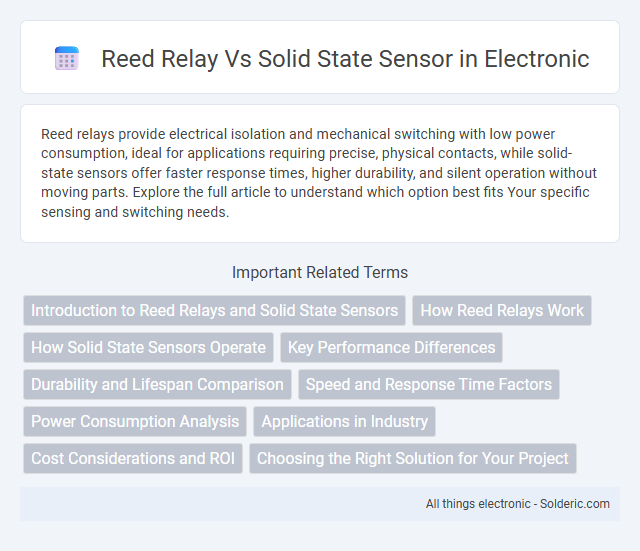 Reed Relay vs Solid State Sensor - What is the difference?