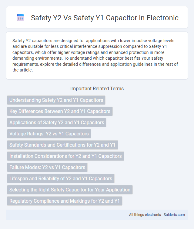 Safety Y1 vs Safety Y2 Capacitor - What is the difference?