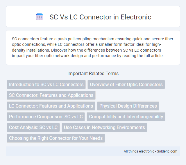 LC vs SC Connector - What is the difference?