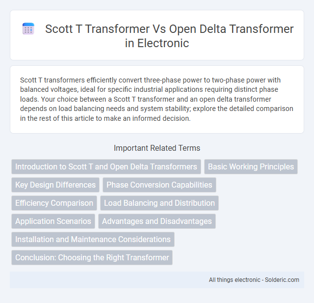 Open Delta Transformer vs Scott T Transformer - What is the difference?