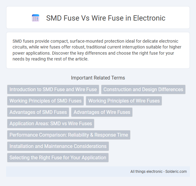 SMD fuse vs Wire fuse - What is the difference?