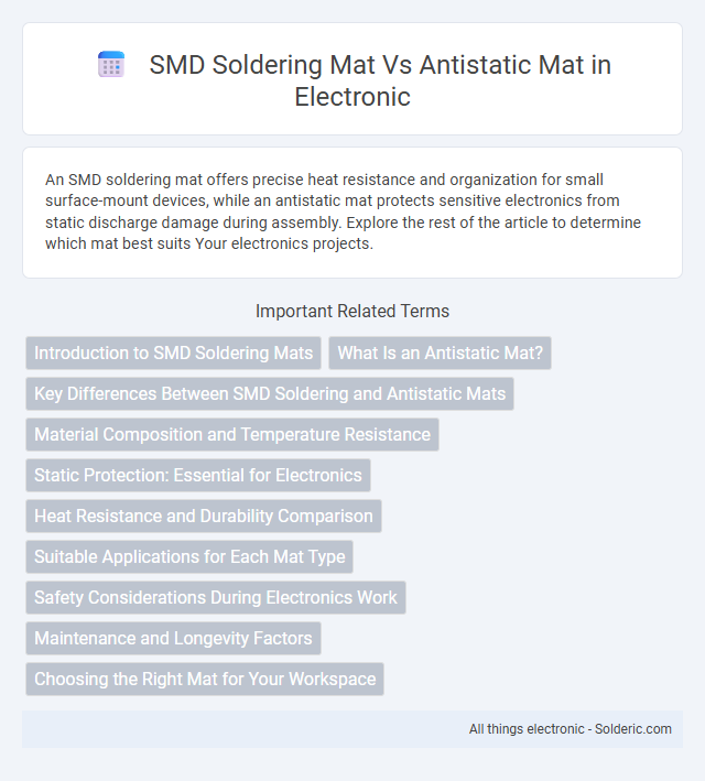 Antistatic Mat vs SMD Soldering Mat - What is the difference?