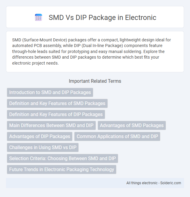 DIP vs SMD package - What is the difference?