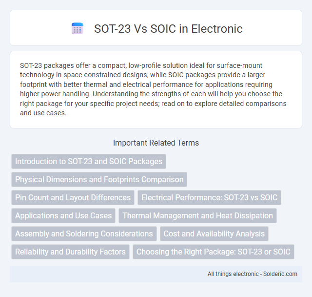 SOIC vs SOT-23 - What is the difference?