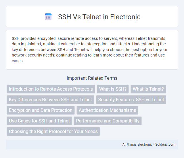 Telnet vs SSH - What is the difference?