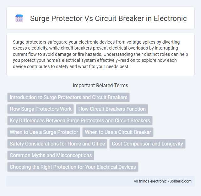 Circuit Breaker vs Surge Protector - What is the difference?