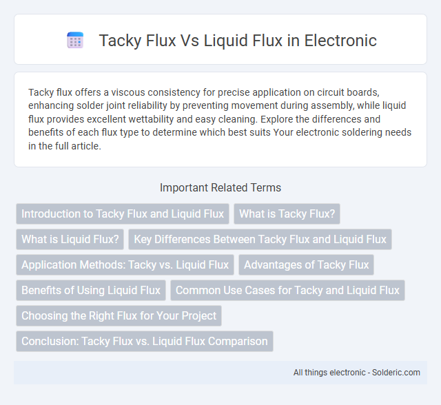 Liquid Flux vs Tacky Flux - What is the difference?
