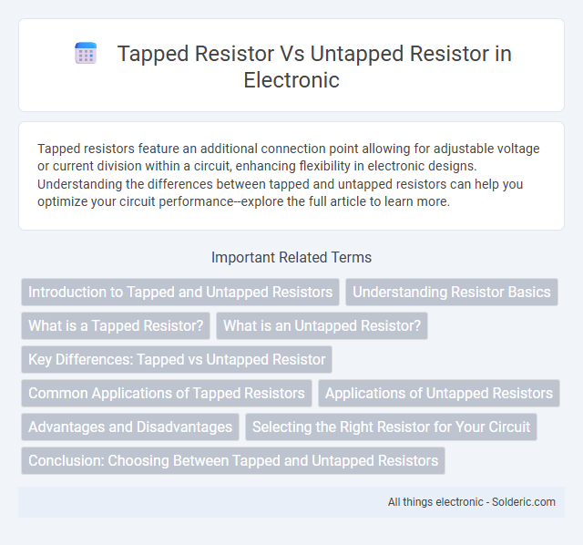 Tapped Resistor vs Untapped Resistor - What is the difference?