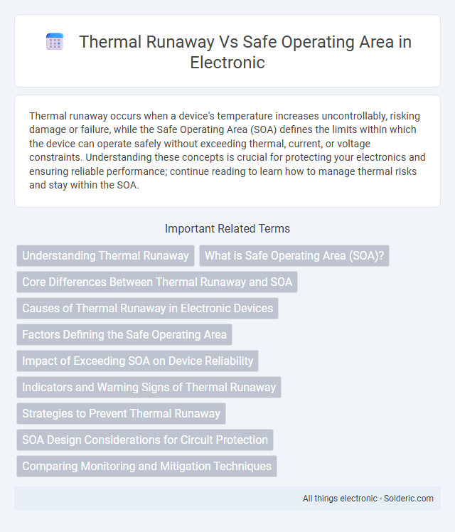 Safe operating area vs Thermal runaway - What is the difference?
