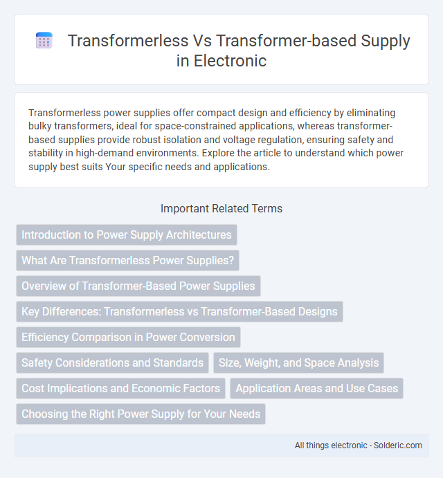 Transformer-based vs Transformerless supply - What is the difference?