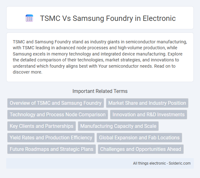 Samsung Foundry vs TSMC - What is the difference?