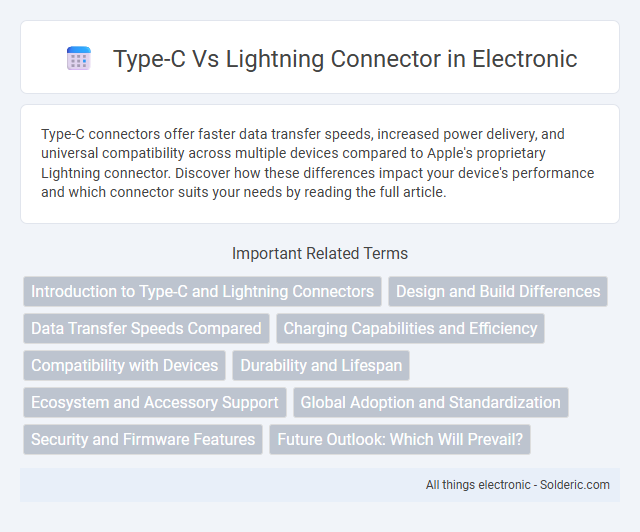 Lightning Connector vs Type-C - What is the difference?