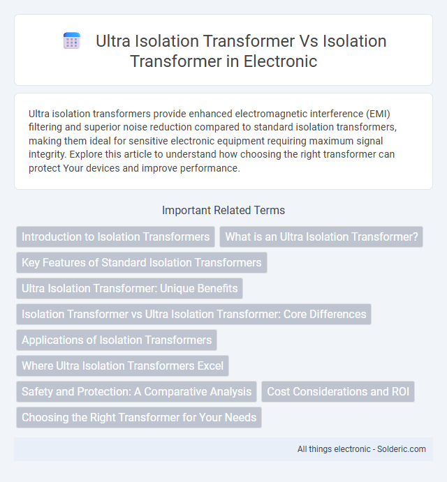 Isolation Transformer vs Ultra Isolation Transformer - What is the difference?