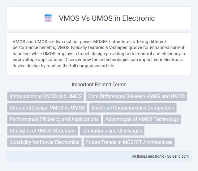 UMOS vs VMOS - What is the difference?