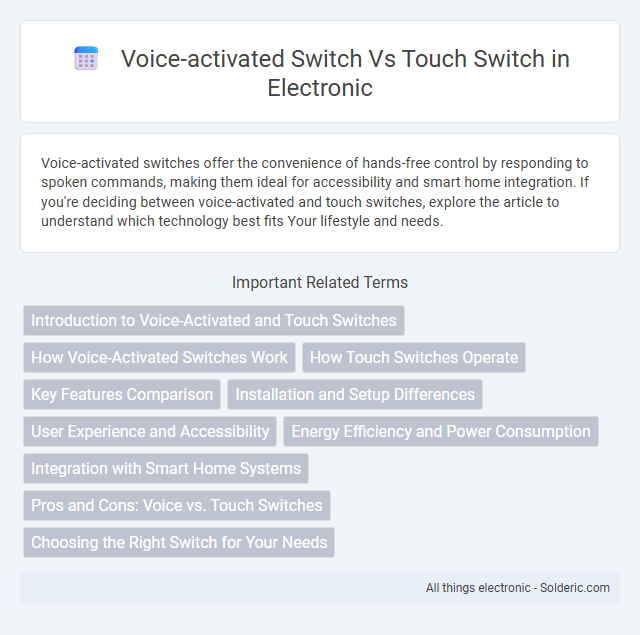 Touch switch vs Voice-activated switch - What is the difference?