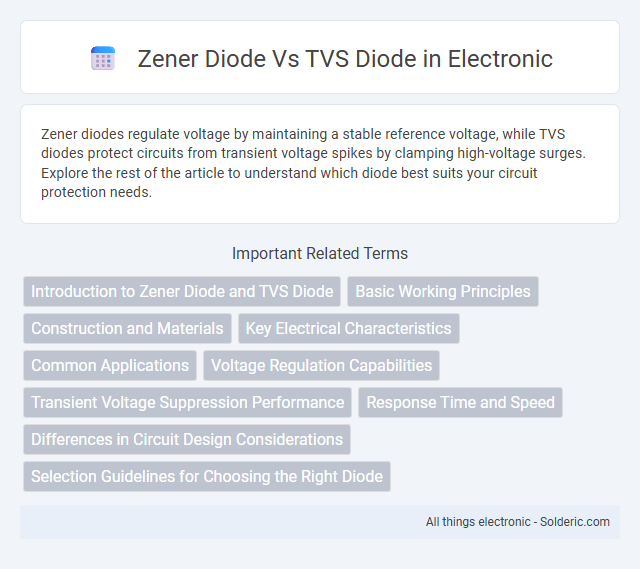 TVS Diode vs Zener Diode - What is the difference?